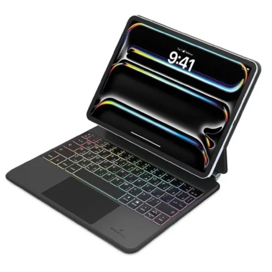 Smartix Magnetic Backlit Keyboard with Trackpad for iPad Pro 11-inch M4 - Black